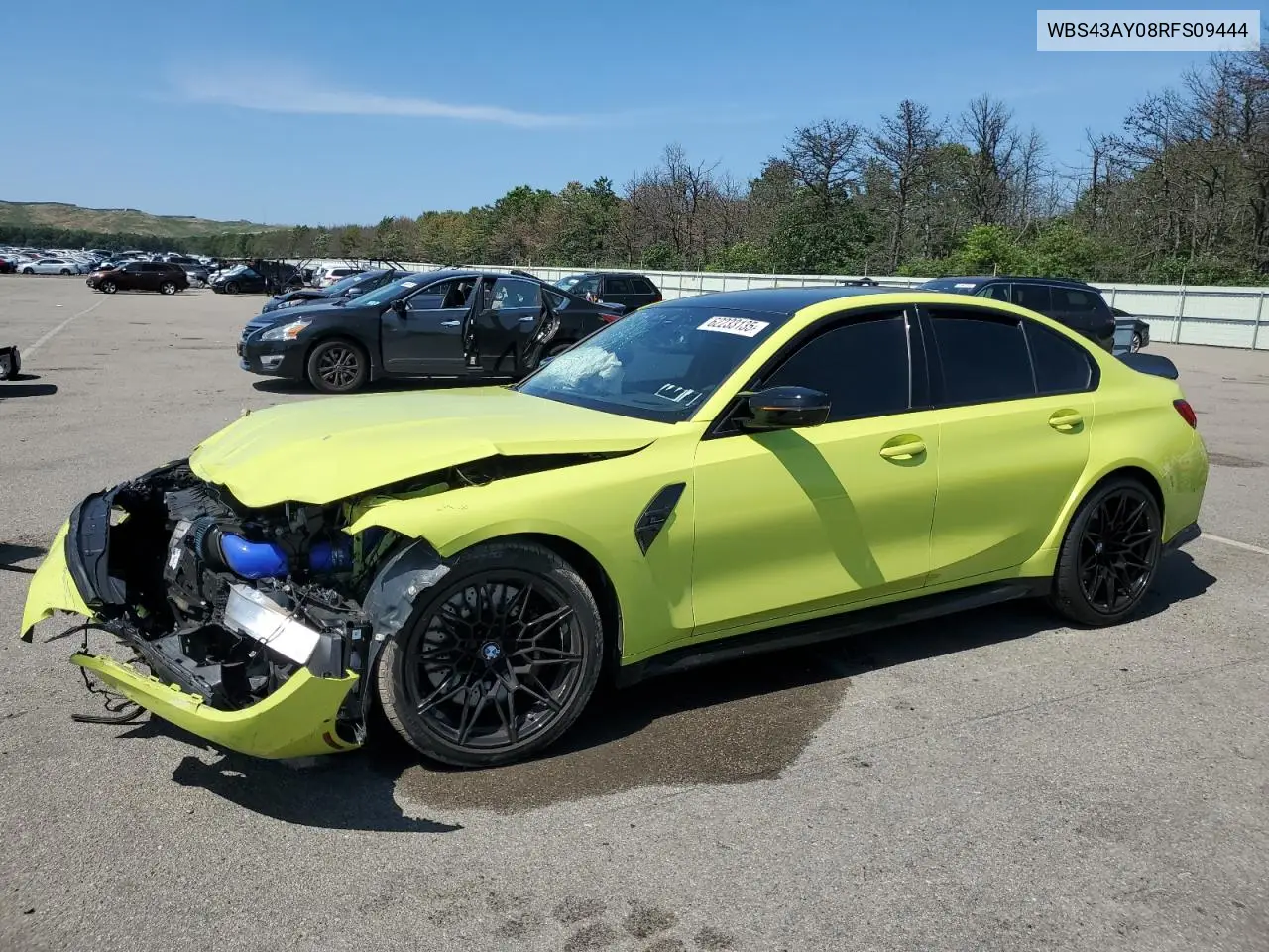 2024 BMW M3 Competition VIN: WBS43AY08RFS09444 Lot: 62233135