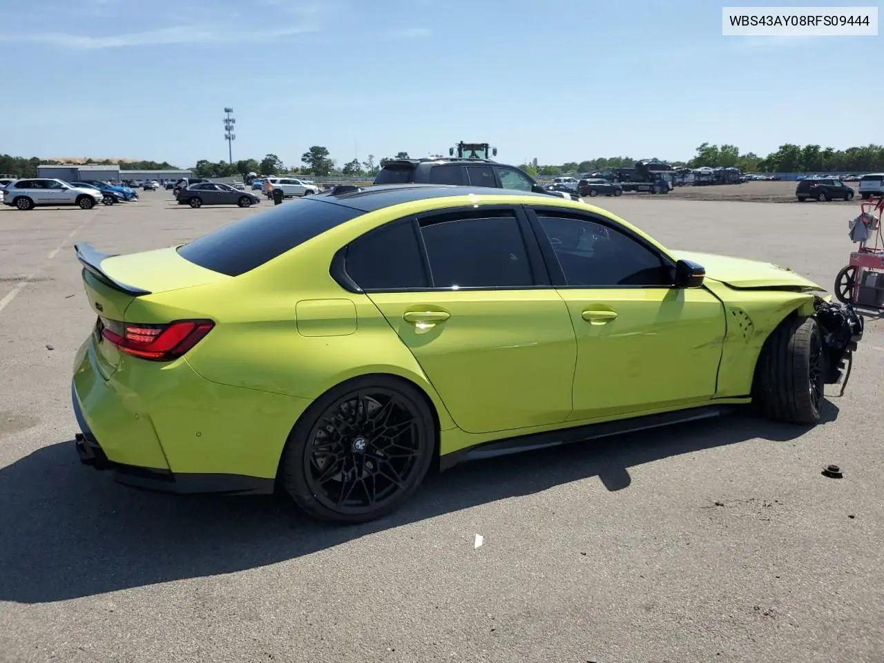 2024 BMW M3 Competition VIN: WBS43AY08RFS09444 Lot: 62233135