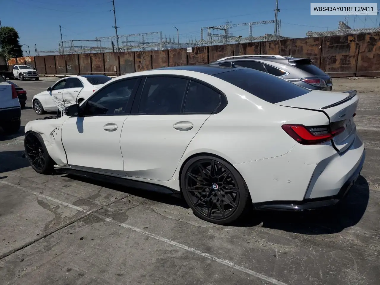 2024 BMW M3 Competition VIN: WBS43AY01RFT29411 Lot: 63083245