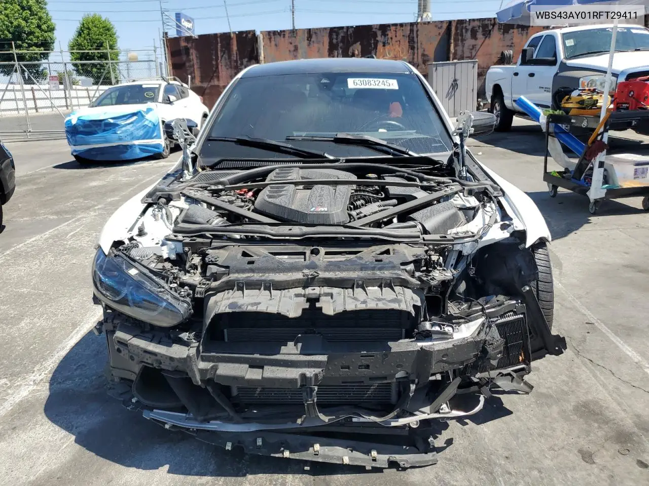 2024 BMW M3 Competition VIN: WBS43AY01RFT29411 Lot: 63083245