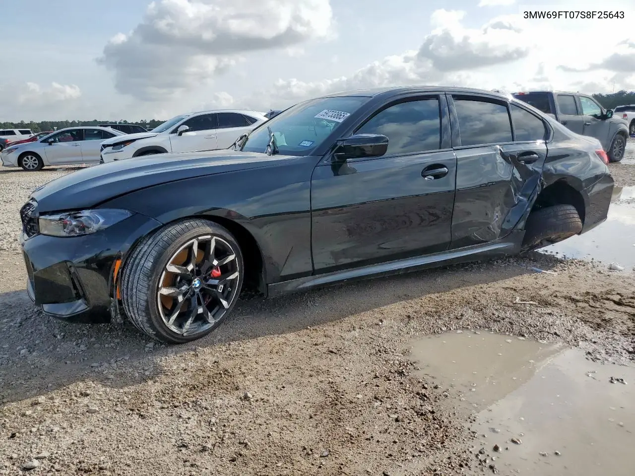 2025 BMW M340Xi VIN: 3MW69FT07S8F25643 Lot: 59733865