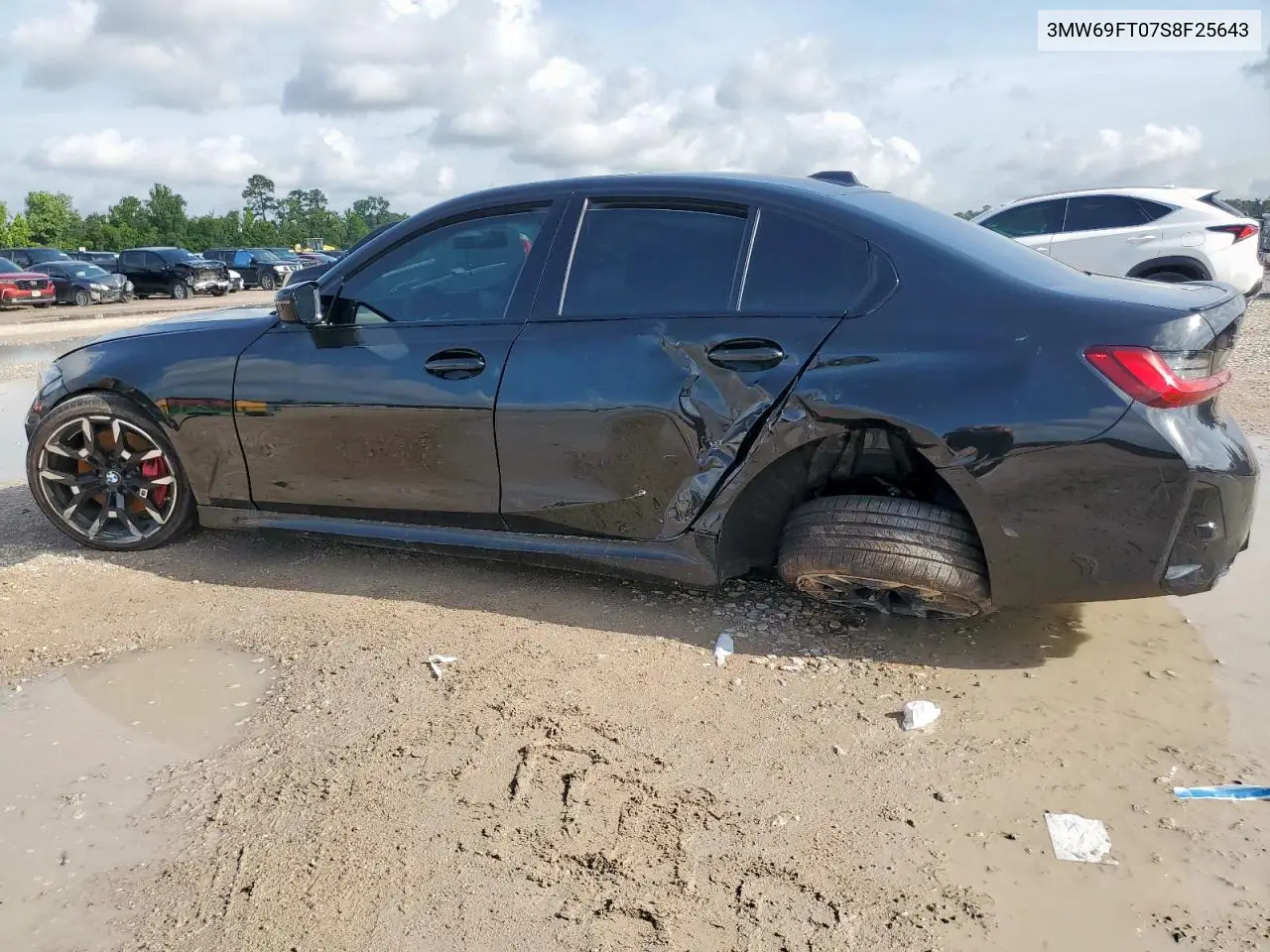 2025 BMW M340Xi VIN: 3MW69FT07S8F25643 Lot: 59733865