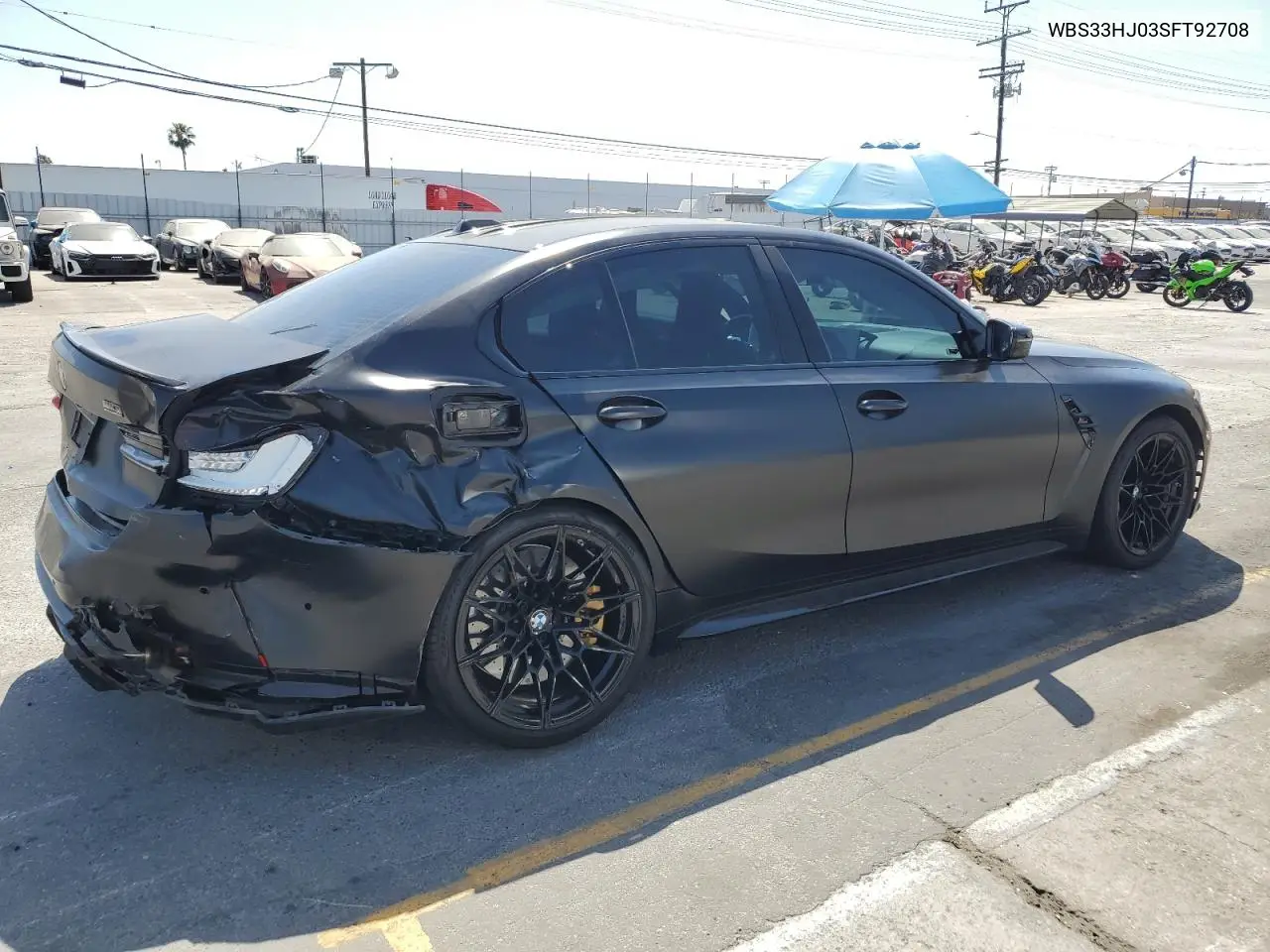 2025 BMW M3 Competition VIN: WBS33HJ03SFT92708 Lot: 61664945