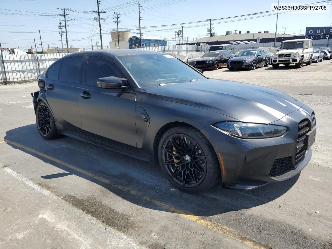2025 BMW M3 Competition VIN: WBS33HJ03SFT92708 Lot: 61664945