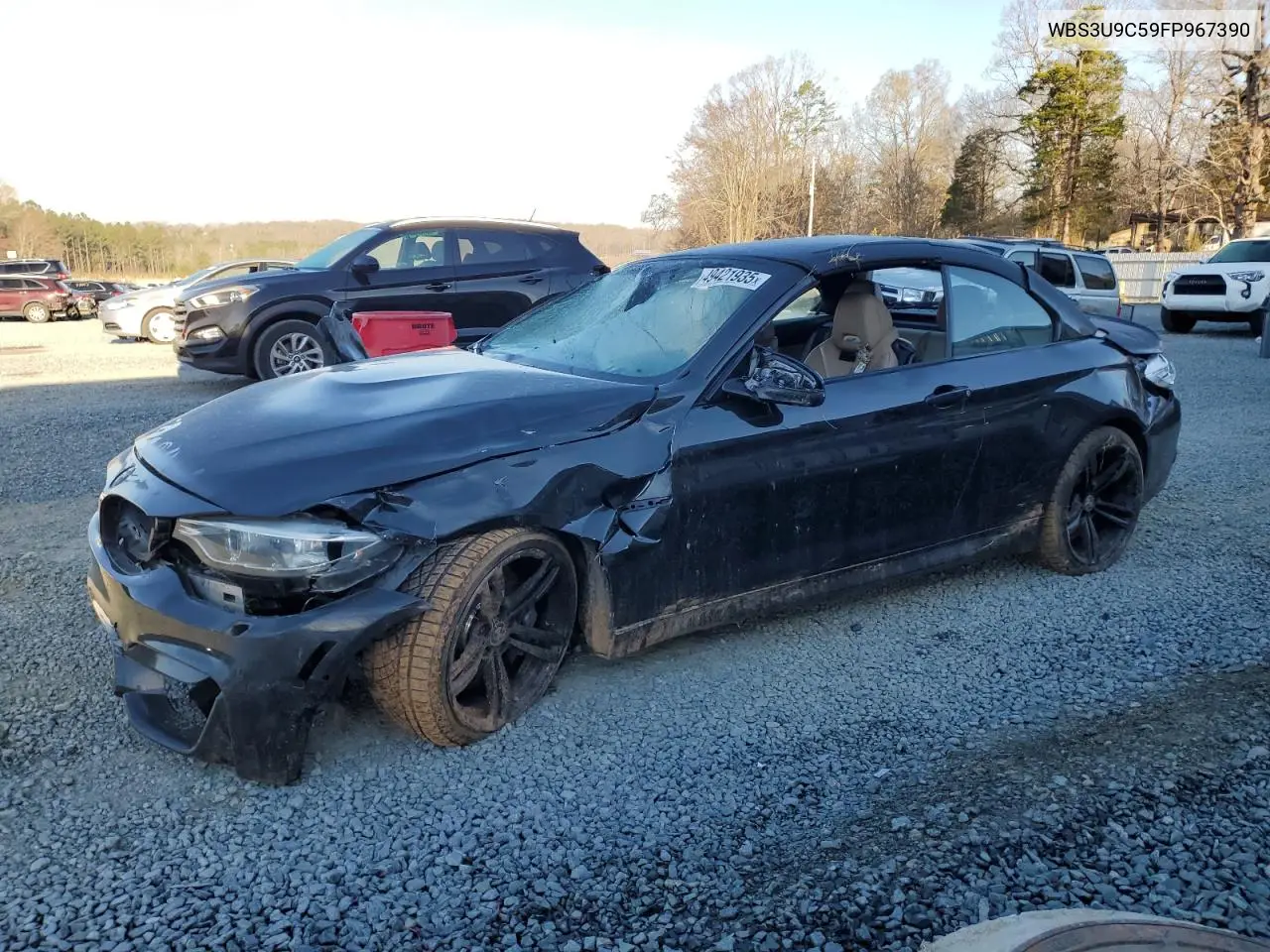 2015 BMW M4 VIN: WBS3U9C59FP967390 Lot: 49421935