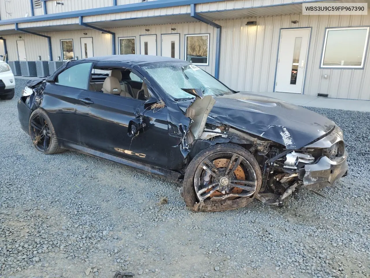 2015 BMW M4 VIN: WBS3U9C59FP967390 Lot: 49421935