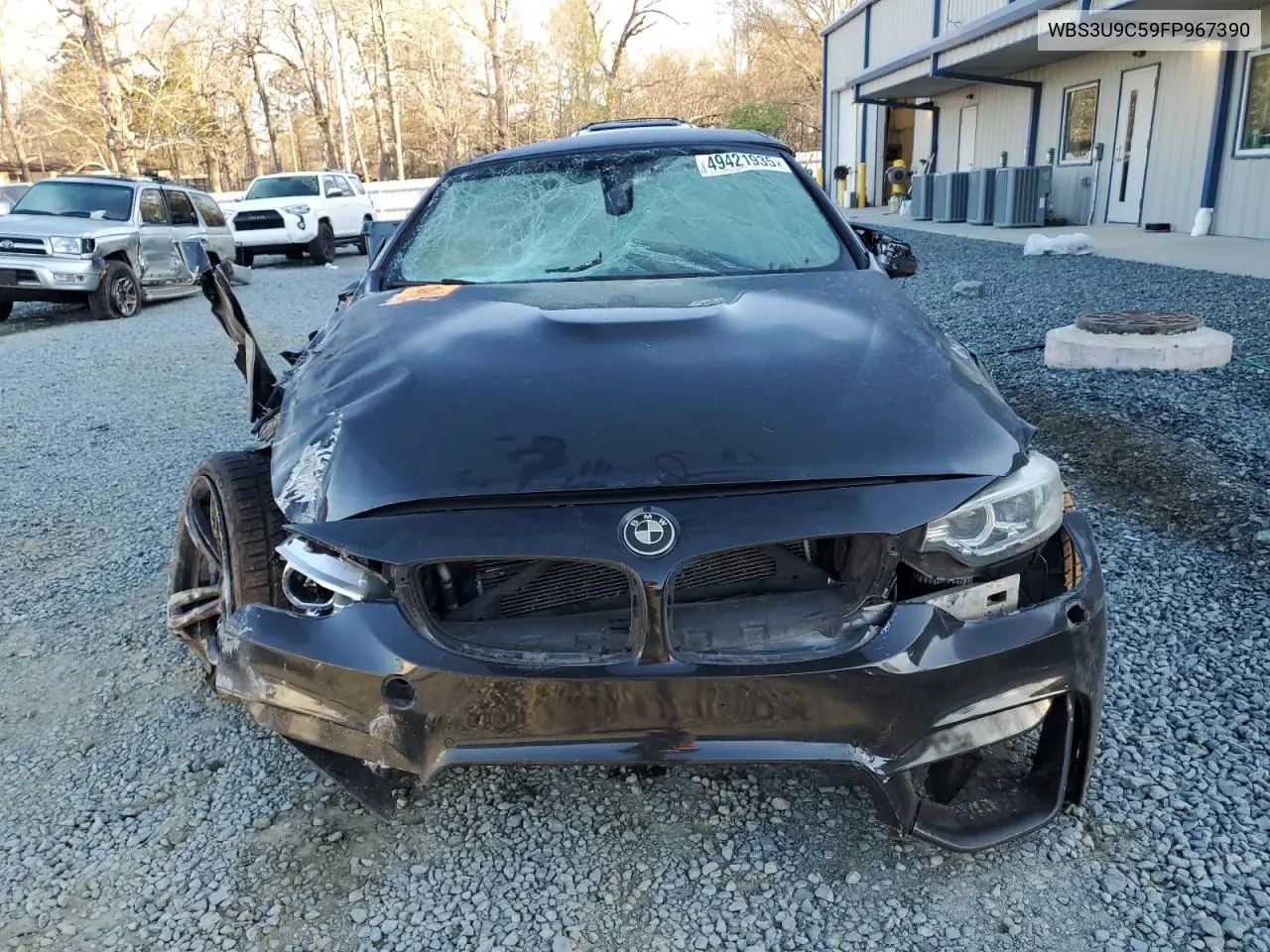 2015 BMW M4 VIN: WBS3U9C59FP967390 Lot: 49421935