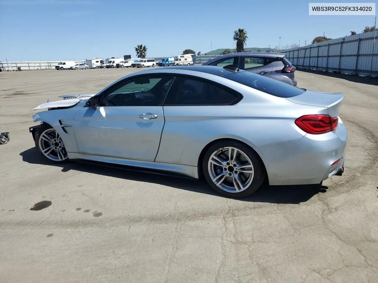 2015 BMW M4 VIN: WBS3R9C52FK334020 Lot: 51867985
