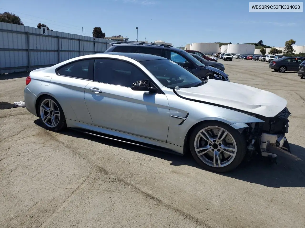 2015 BMW M4 VIN: WBS3R9C52FK334020 Lot: 51867985