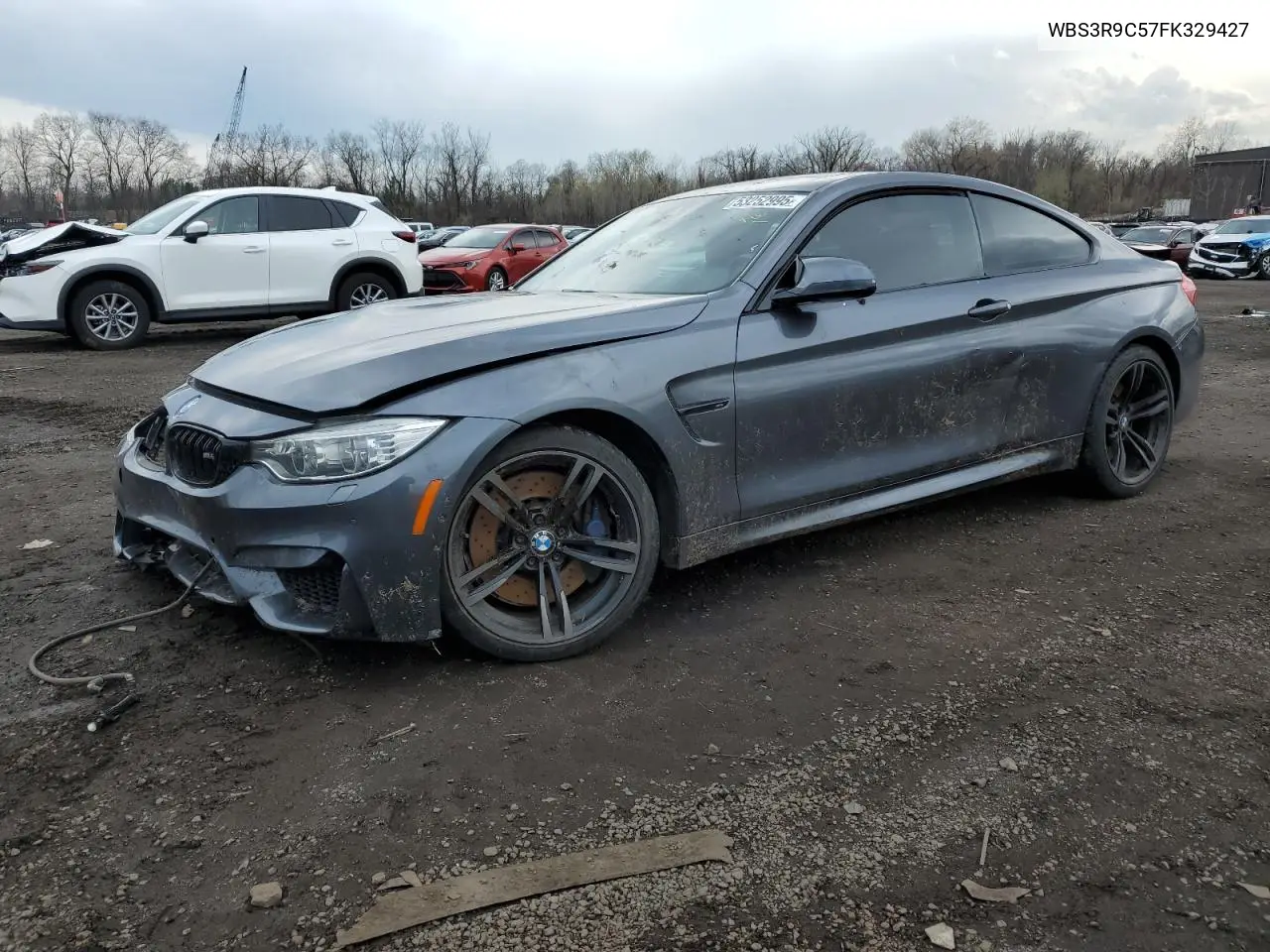 2015 BMW M4 VIN: WBS3R9C57FK329427 Lot: 53252995