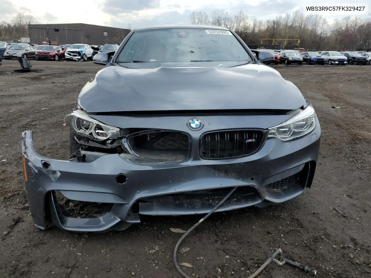 2015 BMW M4 VIN: WBS3R9C57FK329427 Lot: 53252995