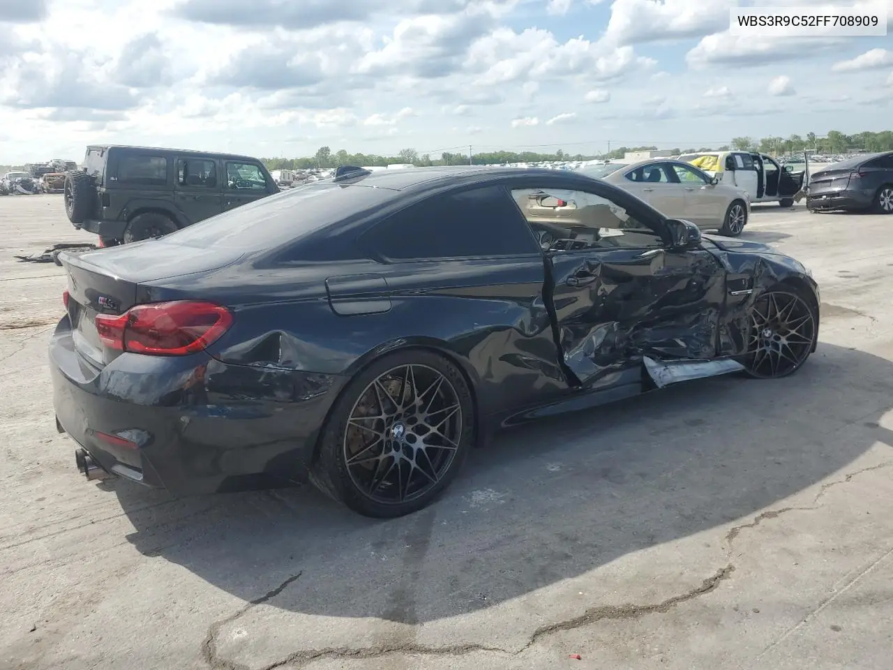 2015 BMW M4 VIN: WBS3R9C52FF708909 Lot: 53854965