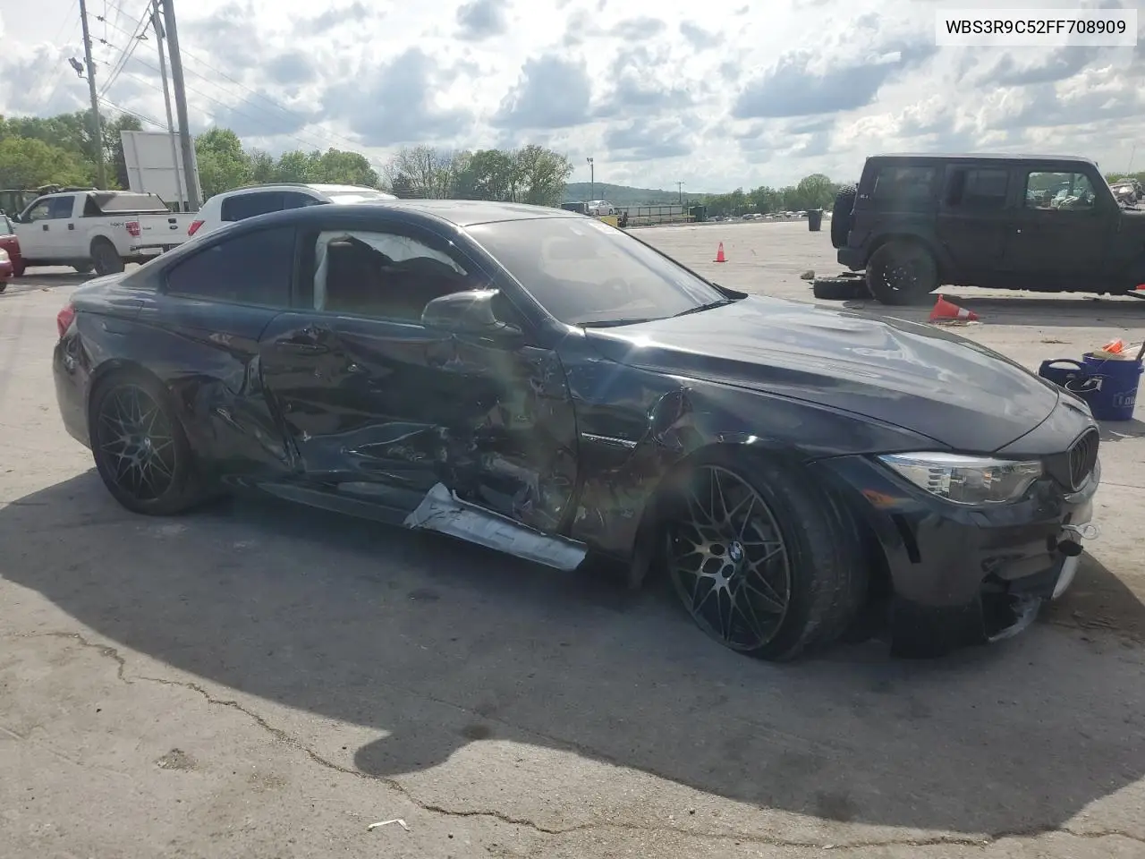 2015 BMW M4 VIN: WBS3R9C52FF708909 Lot: 53854965