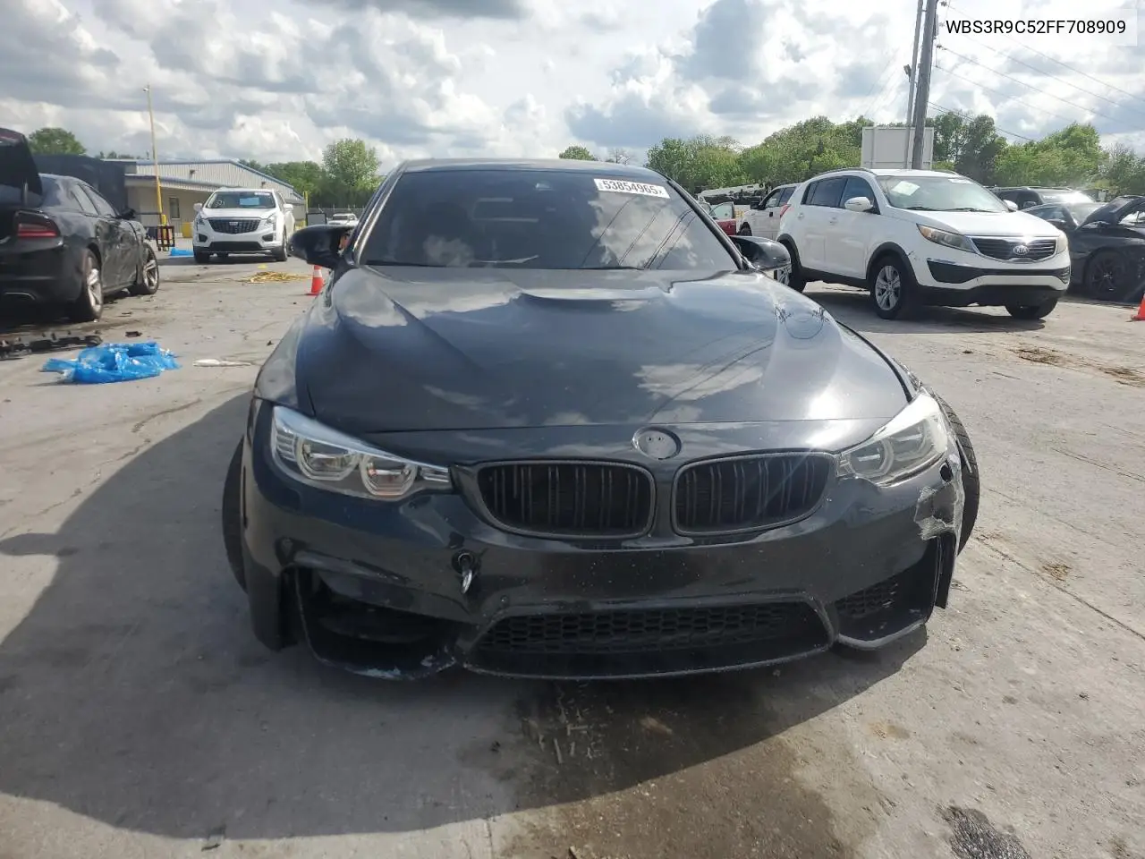 2015 BMW M4 VIN: WBS3R9C52FF708909 Lot: 53854965