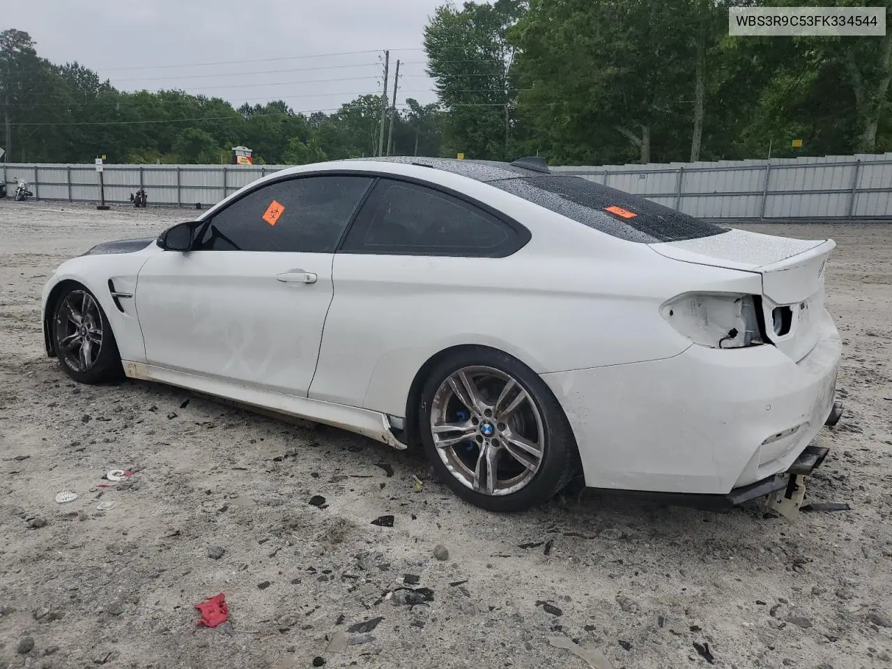 2015 BMW M4 VIN: WBS3R9C53FK334544 Lot: 55612765