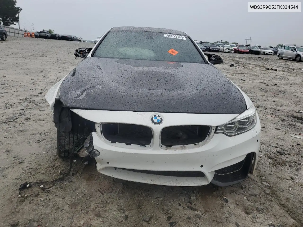 2015 BMW M4 VIN: WBS3R9C53FK334544 Lot: 55612765