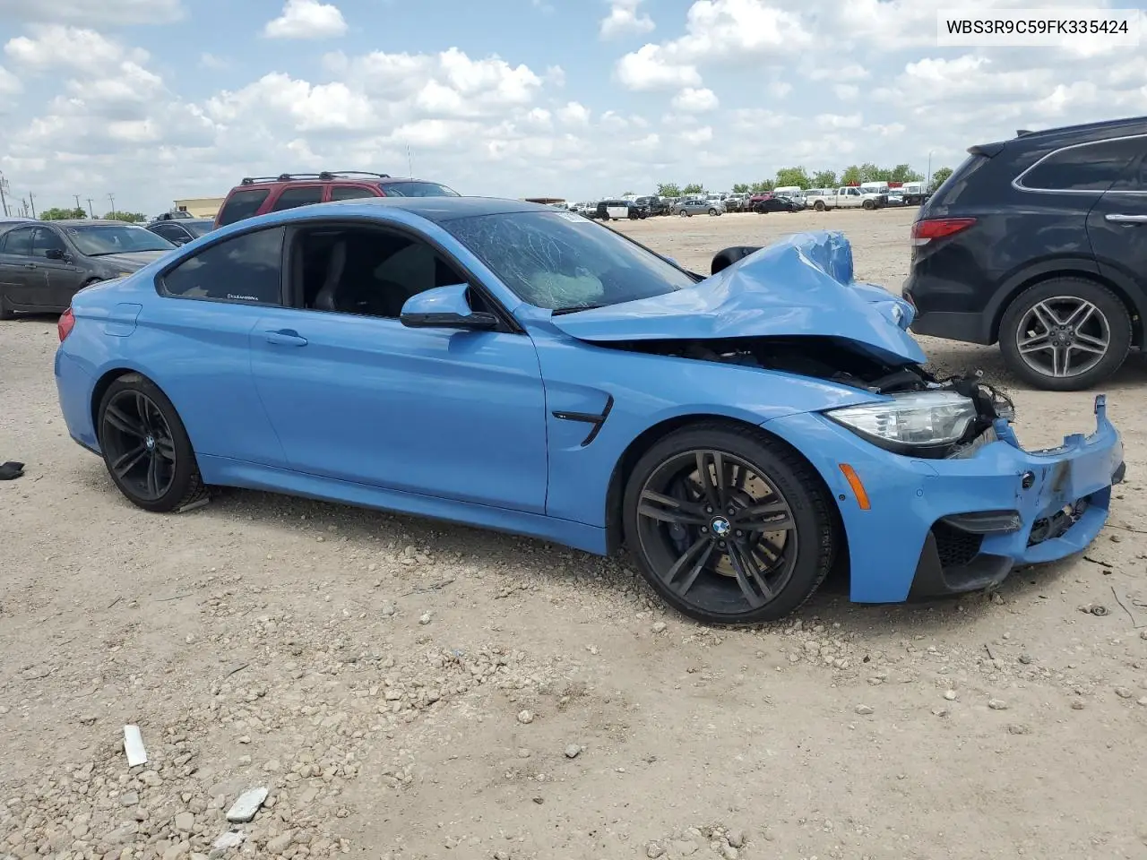 2015 BMW M4 VIN: WBS3R9C59FK335424 Lot: 56173675