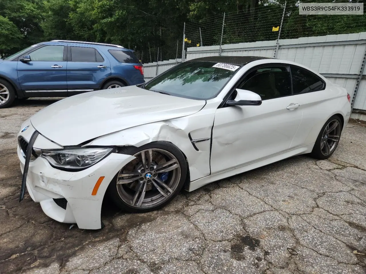 2015 BMW M4 VIN: WBS3R9C54FK333919 Lot: 60786625