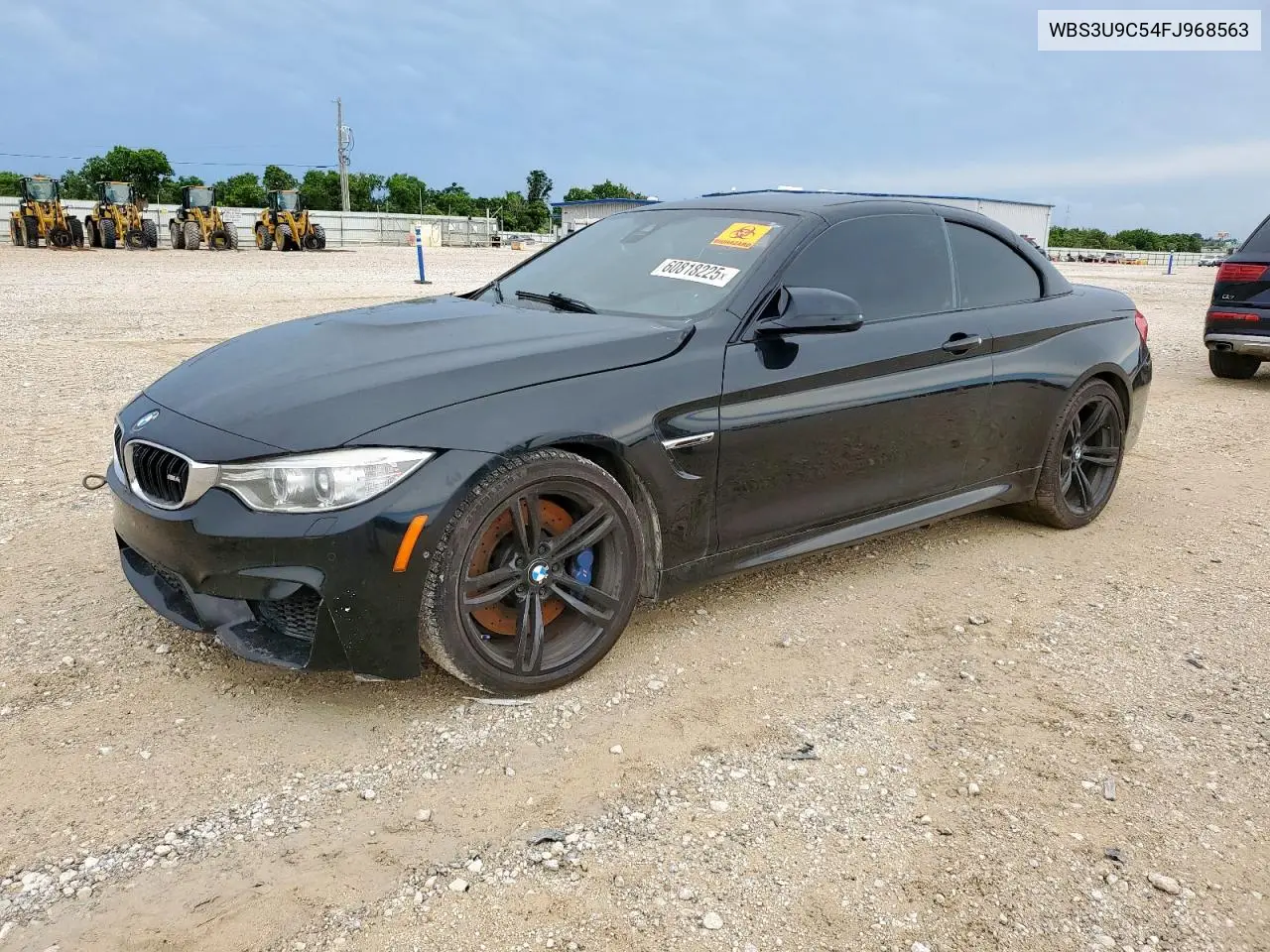 2015 BMW M4 VIN: WBS3U9C54FJ968563 Lot: 60818225