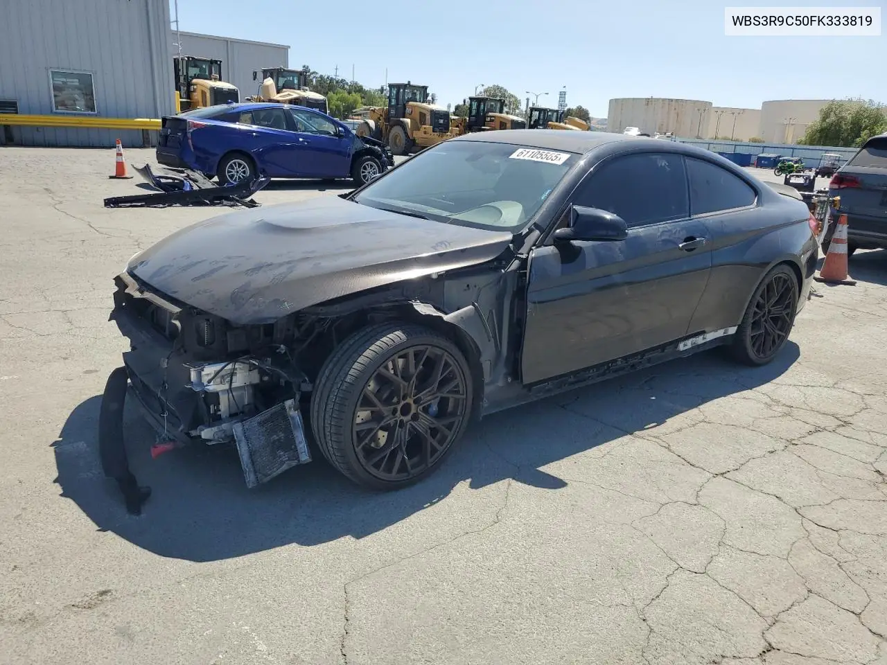 2015 BMW M4 VIN: WBS3R9C50FK333819 Lot: 61105565