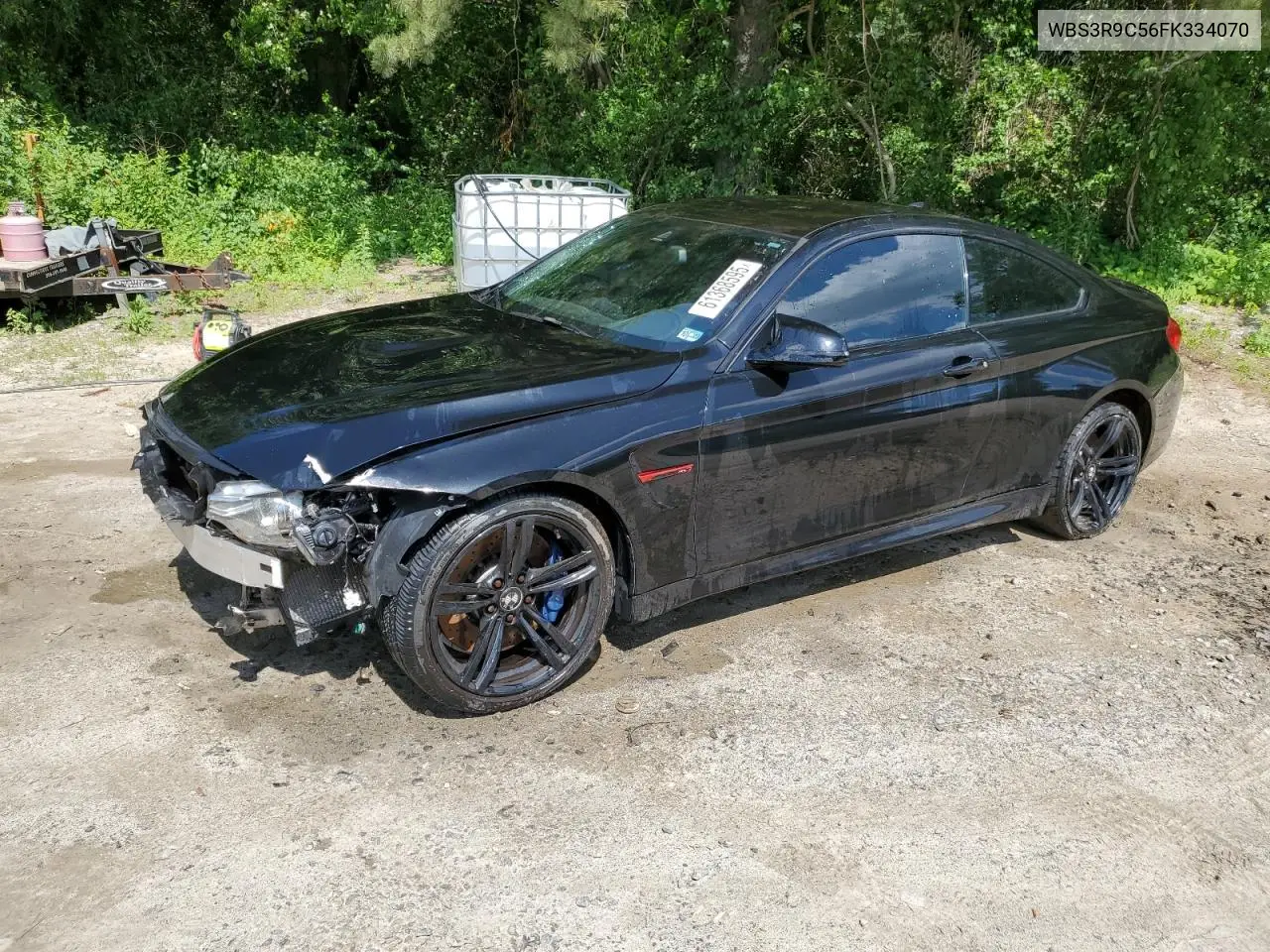2015 BMW M4 VIN: WBS3R9C56FK334070 Lot: 61368595