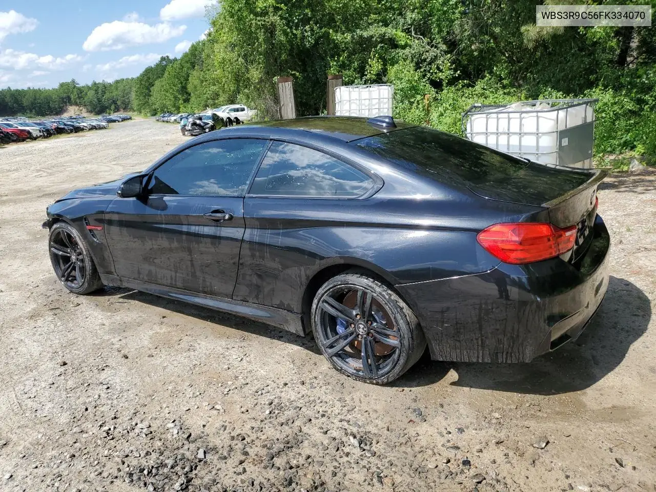2015 BMW M4 VIN: WBS3R9C56FK334070 Lot: 61368595