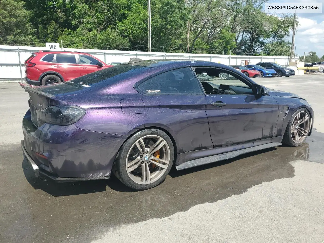 2015 BMW M4 VIN: WBS3R9C54FK330356 Lot: 61446515