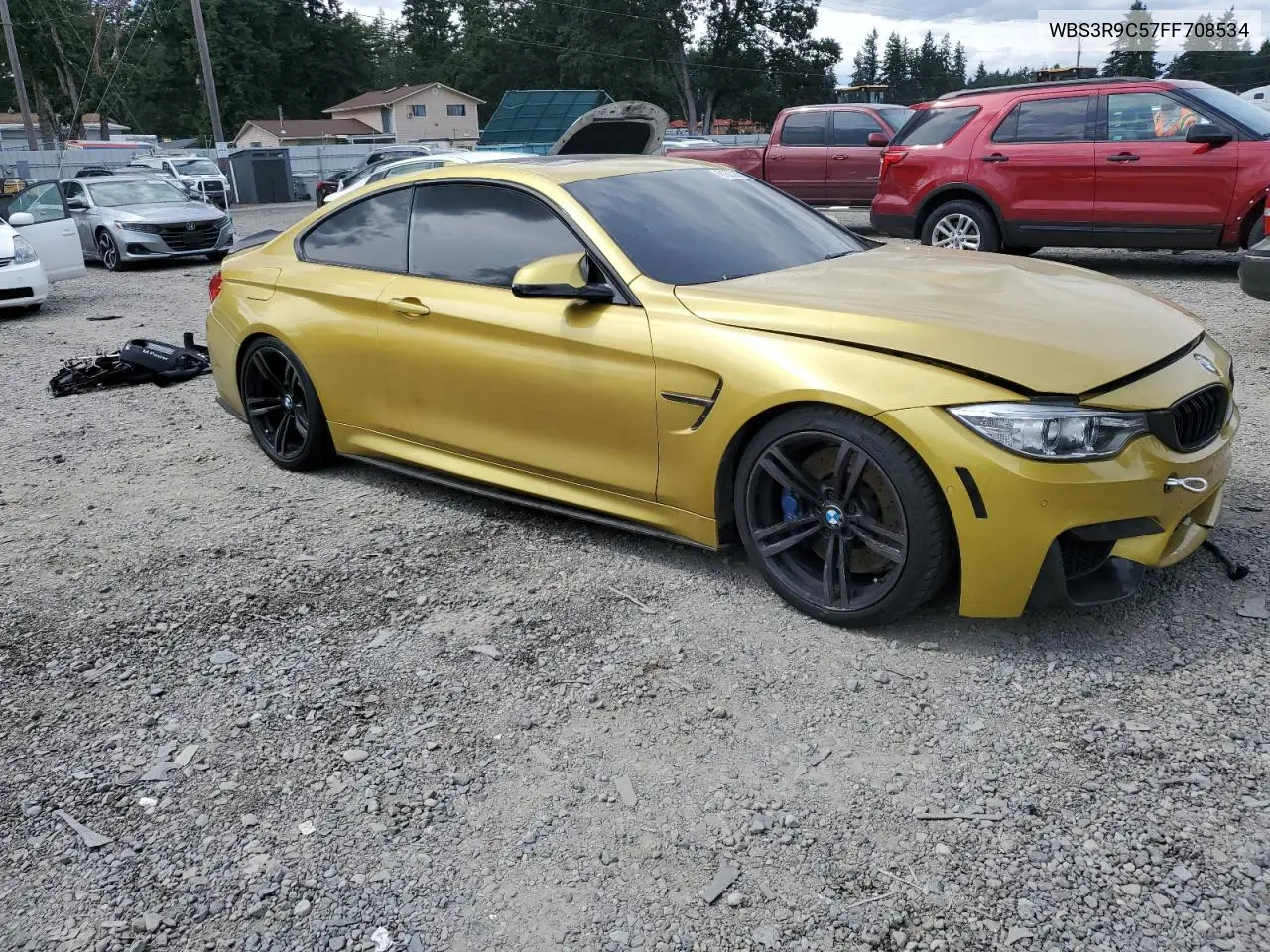 2015 BMW M4 VIN: WBS3R9C57FF708534 Lot: 61685205