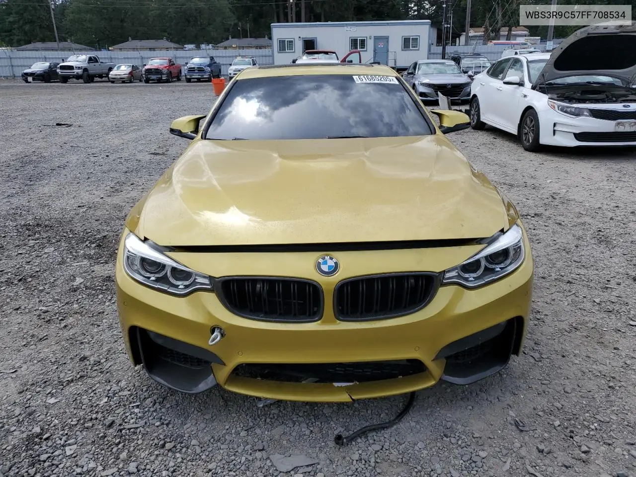 2015 BMW M4 VIN: WBS3R9C57FF708534 Lot: 61685205