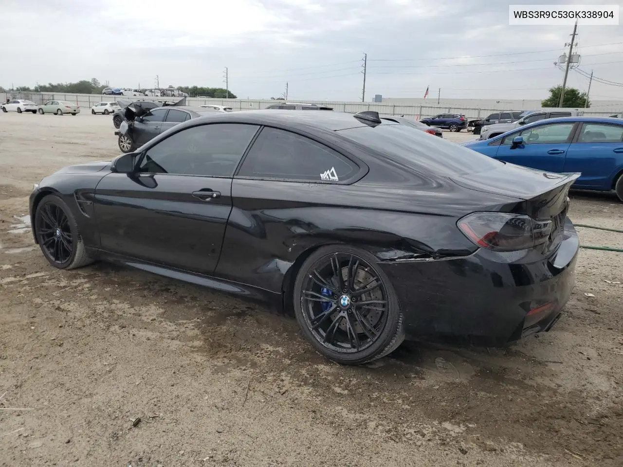 2016 BMW M4 VIN: WBS3R9C53GK338904 Lot: 55770875