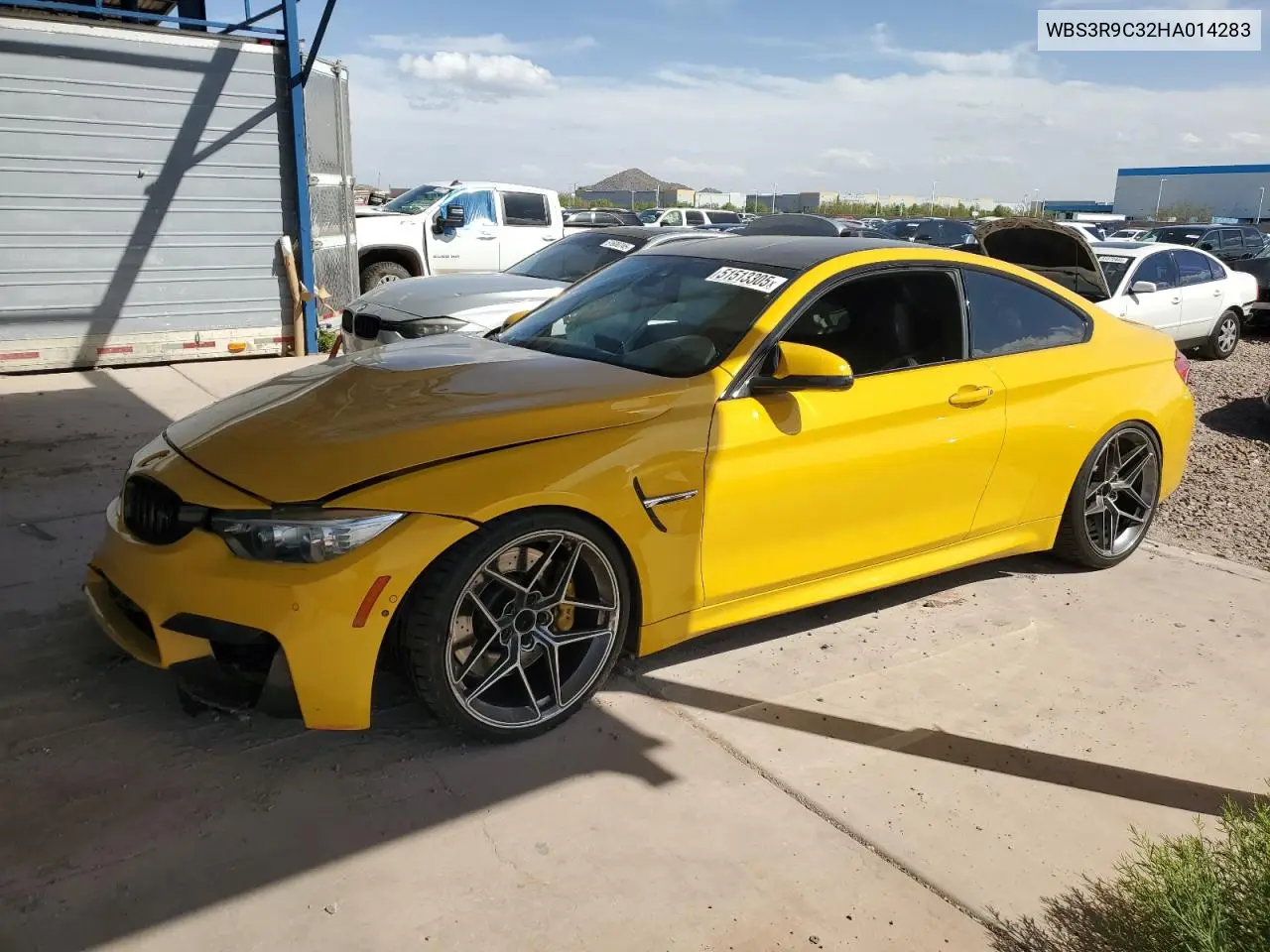 2017 BMW M4 VIN: WBS3R9C32HA014283 Lot: 51513305