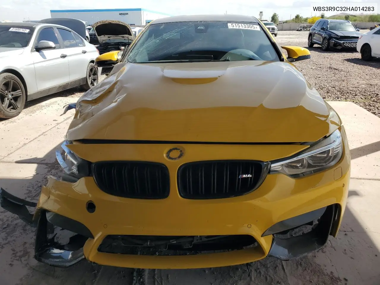 2017 BMW M4 VIN: WBS3R9C32HA014283 Lot: 51513305