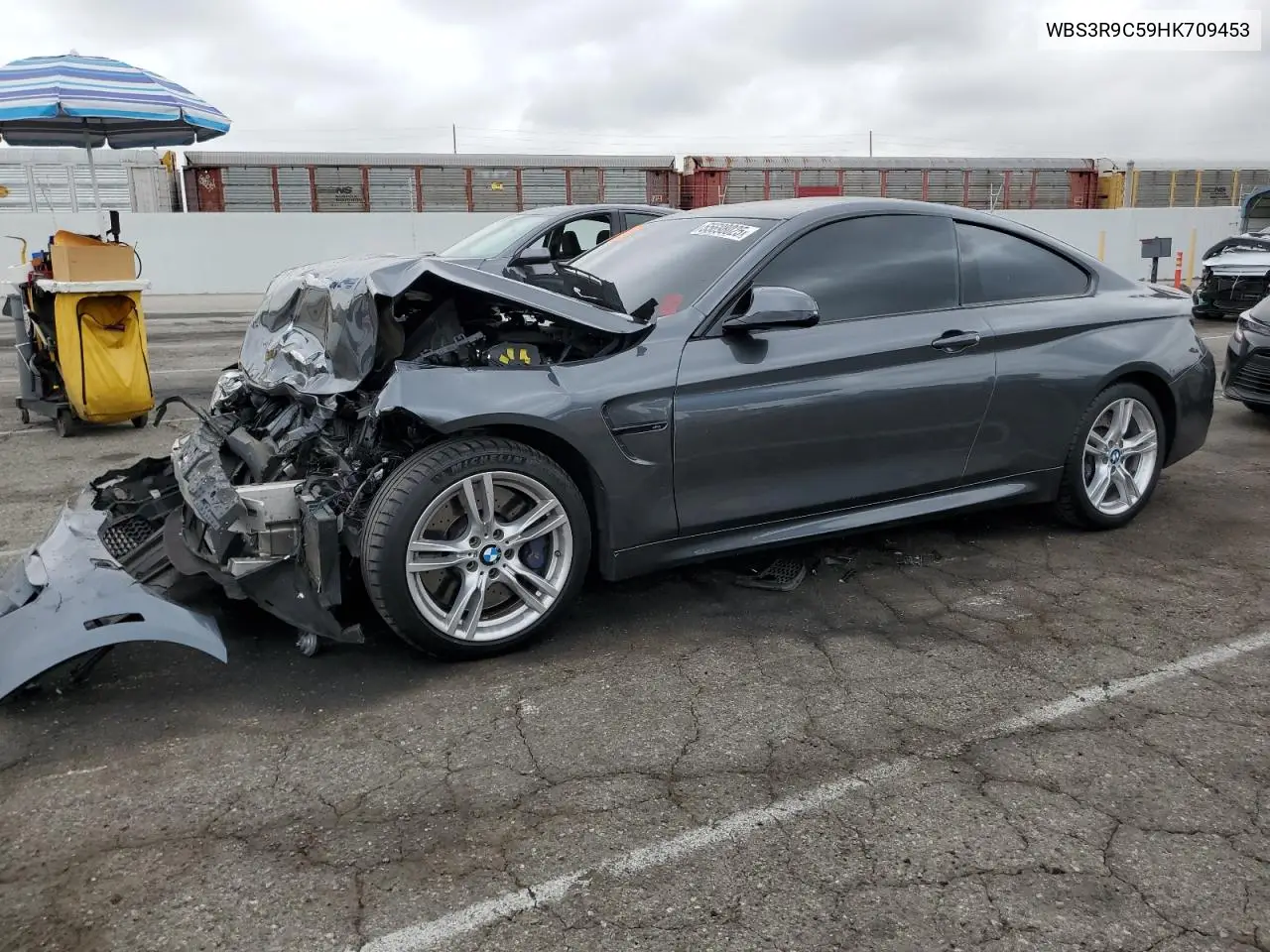 2017 BMW M4 VIN: WBS3R9C59HK709453 Lot: 55698025