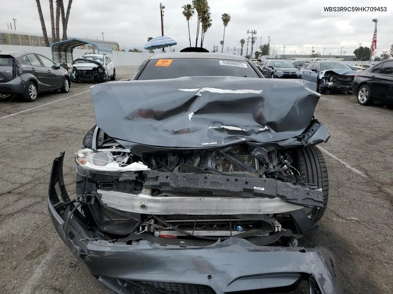 2017 BMW M4 VIN: WBS3R9C59HK709453 Lot: 55698025