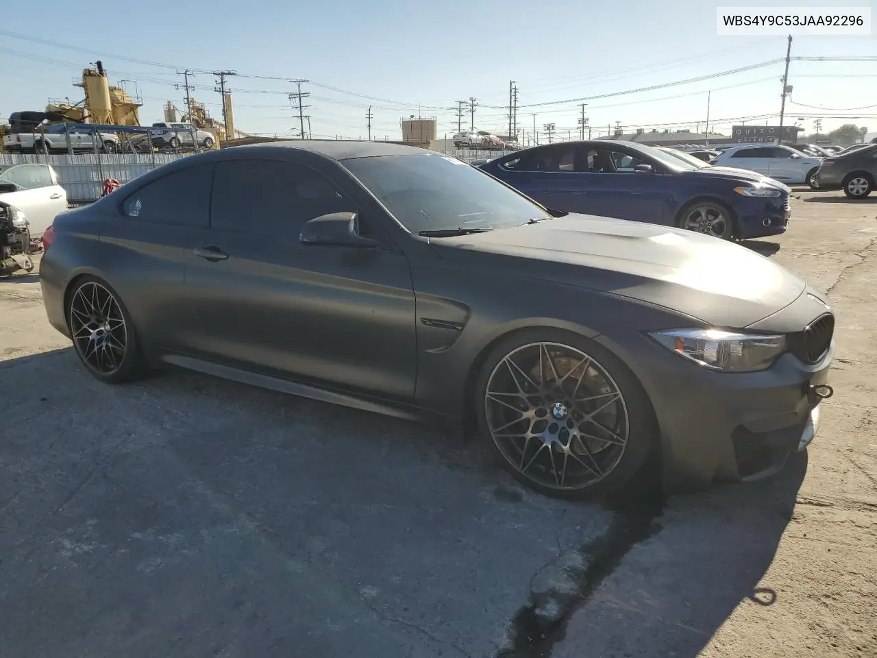 2018 BMW M4 VIN: WBS4Y9C53JAA92296 Lot: 46174365