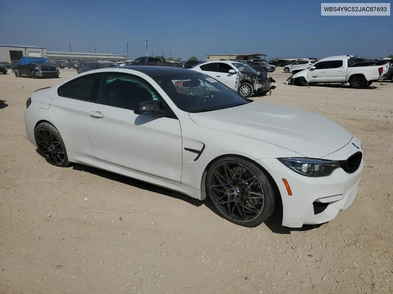 2018 BMW M4 VIN: WBS4Y9C52JAC87693 Lot: 50633565