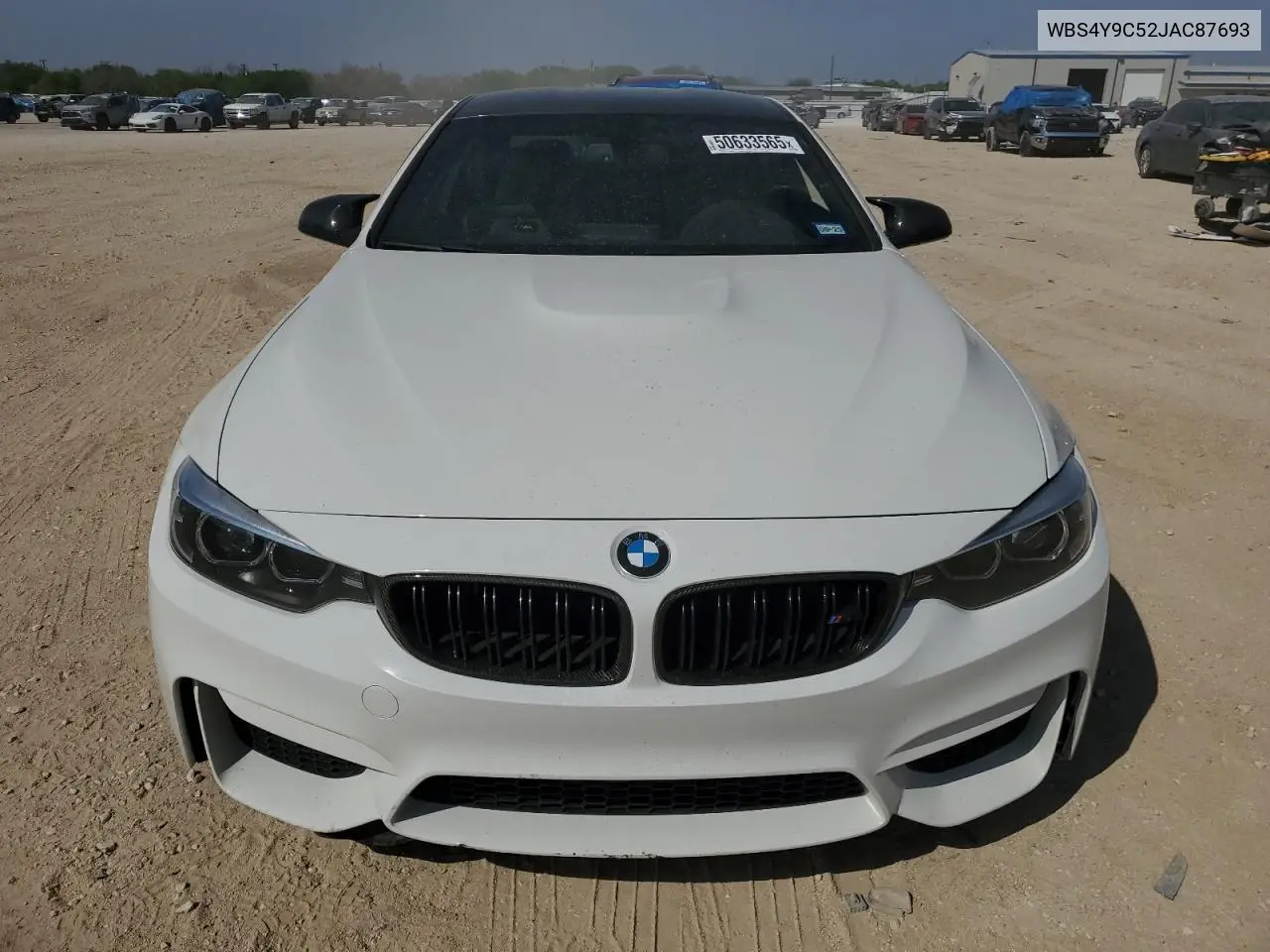 2018 BMW M4 VIN: WBS4Y9C52JAC87693 Lot: 50633565