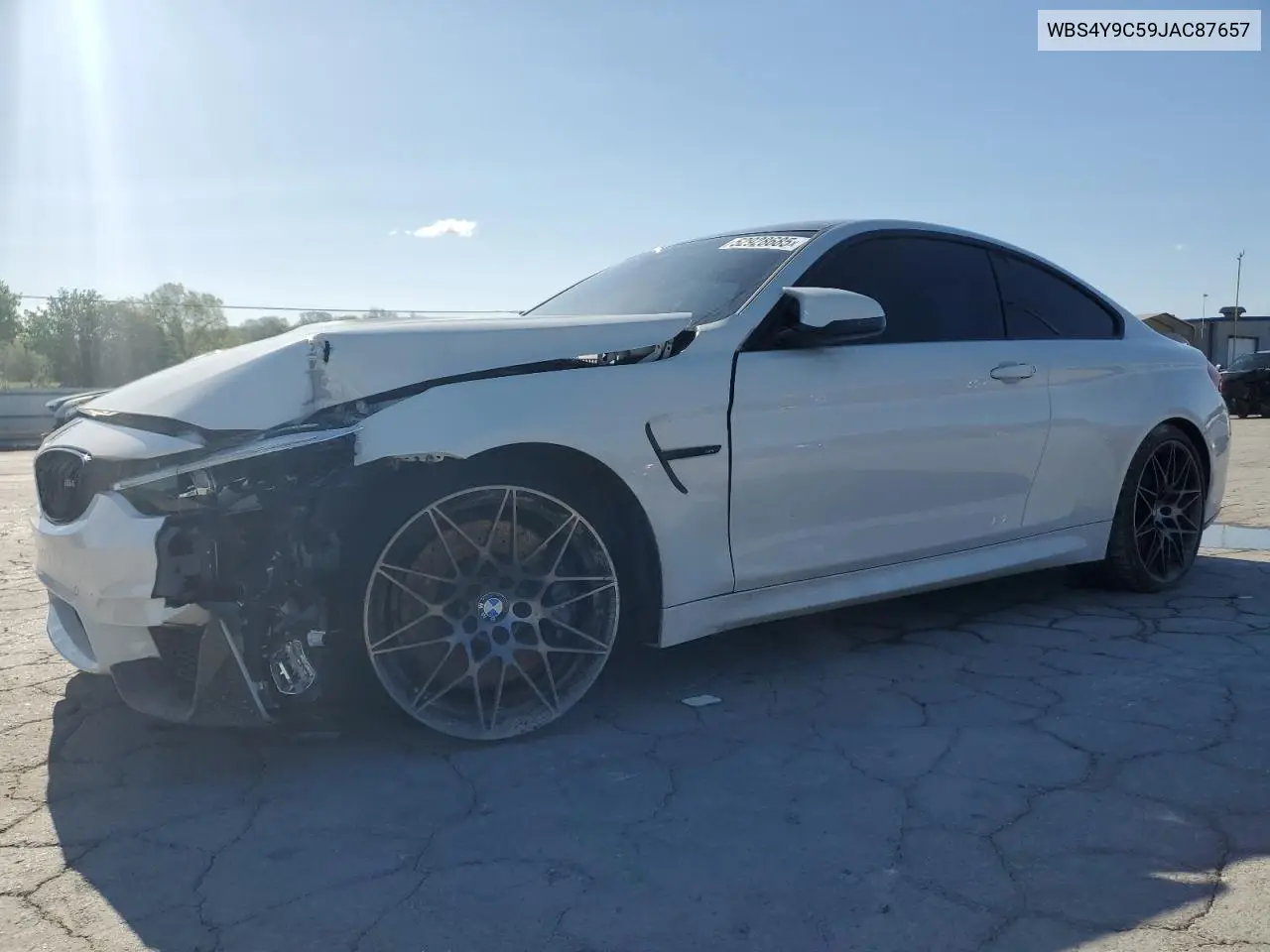 2018 BMW M4 VIN: WBS4Y9C59JAC87657 Lot: 52928685