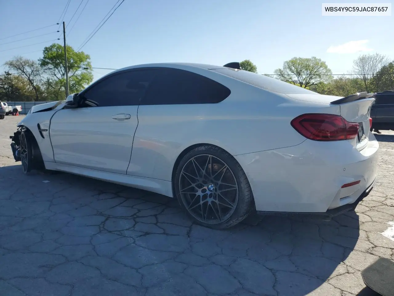 2018 BMW M4 VIN: WBS4Y9C59JAC87657 Lot: 52928685