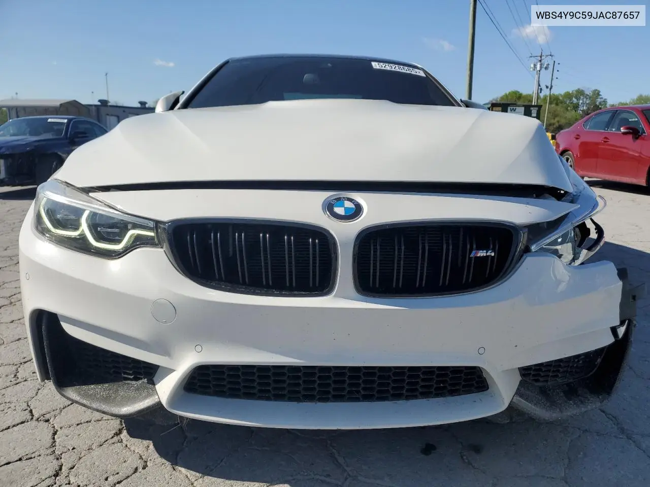 2018 BMW M4 VIN: WBS4Y9C59JAC87657 Lot: 52928685