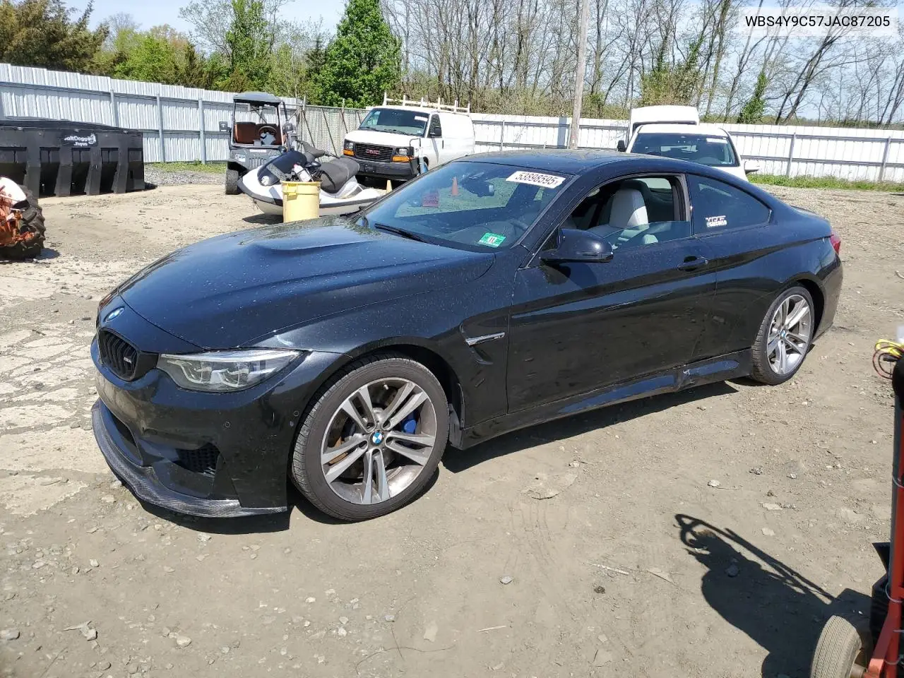 2018 BMW M4 VIN: WBS4Y9C57JAC87205 Lot: 53898595