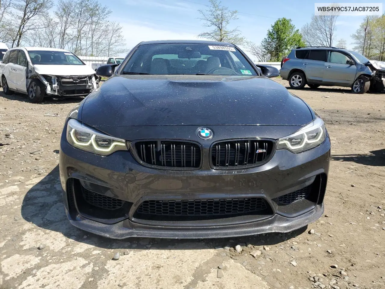 2018 BMW M4 VIN: WBS4Y9C57JAC87205 Lot: 53898595