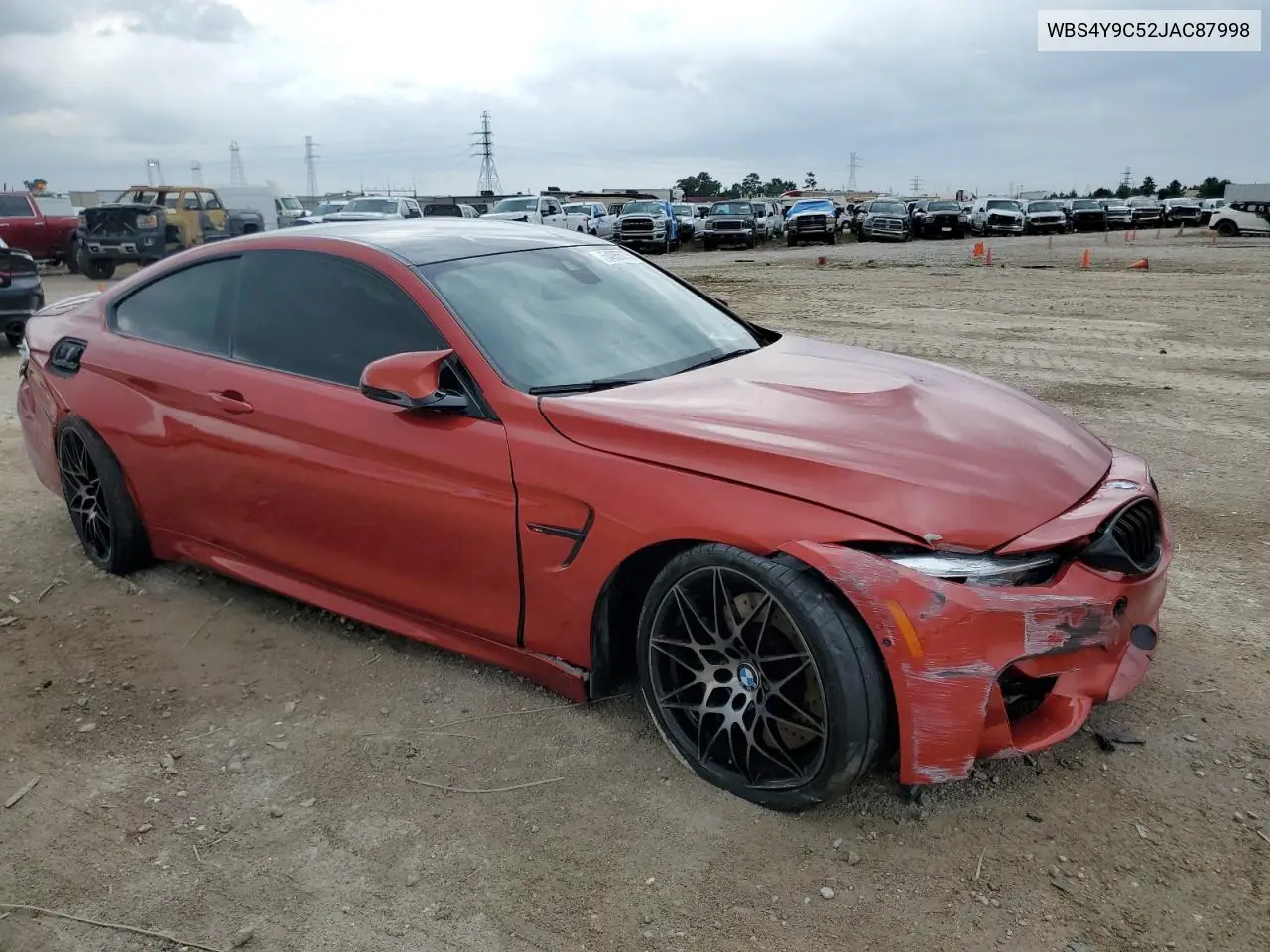 2018 BMW M4 VIN: WBS4Y9C52JAC87998 Lot: 54955075
