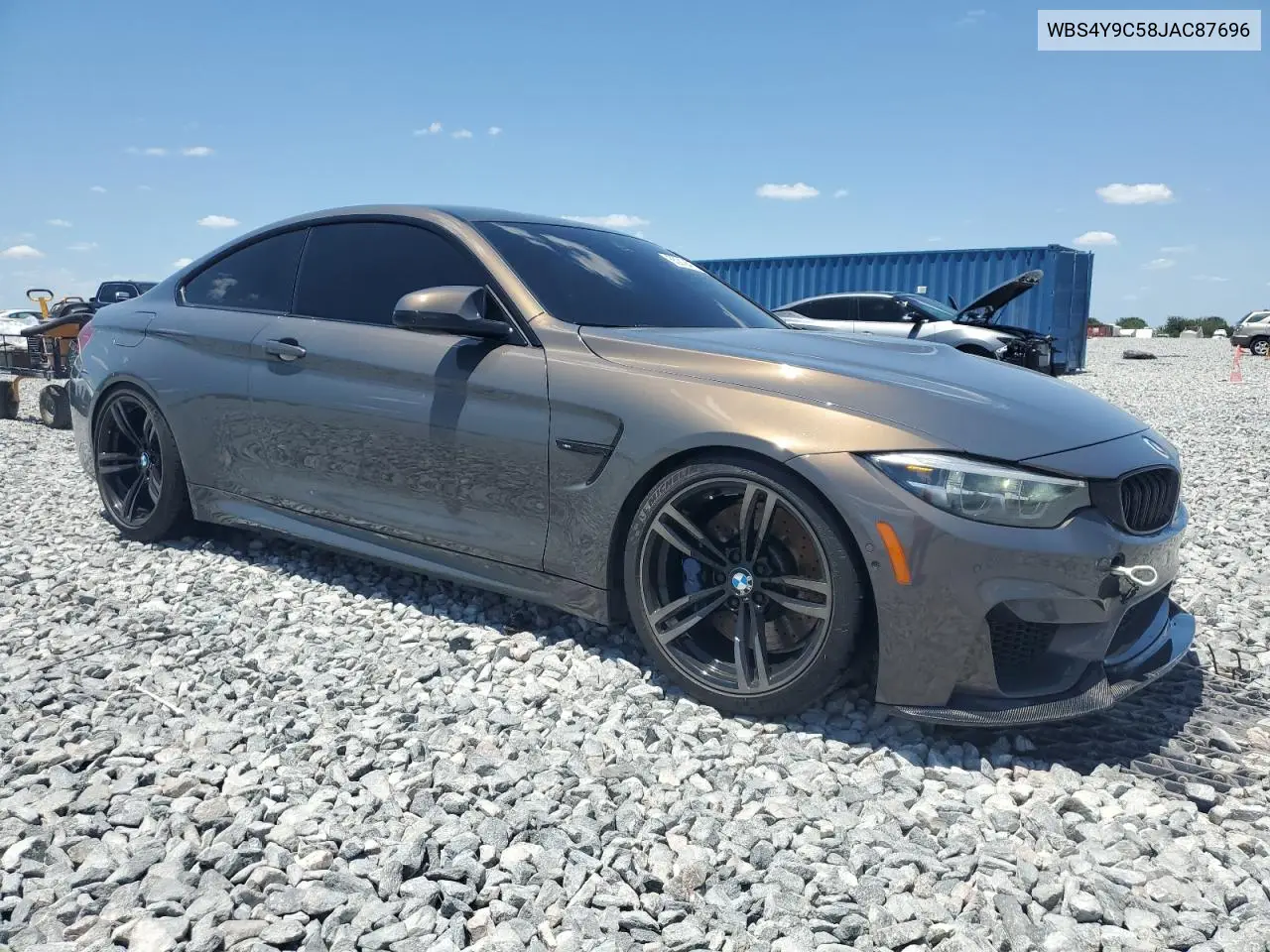 2018 BMW M4 VIN: WBS4Y9C58JAC87696 Lot: 55212415