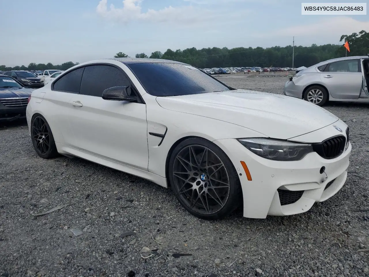 2018 BMW M4 VIN: WBS4Y9C58JAC86483 Lot: 57056035