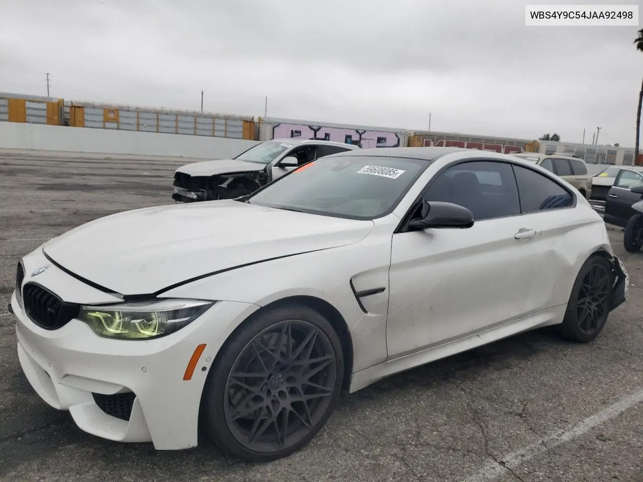 2018 BMW M4 VIN: WBS4Y9C54JAA92498 Lot: 59608085