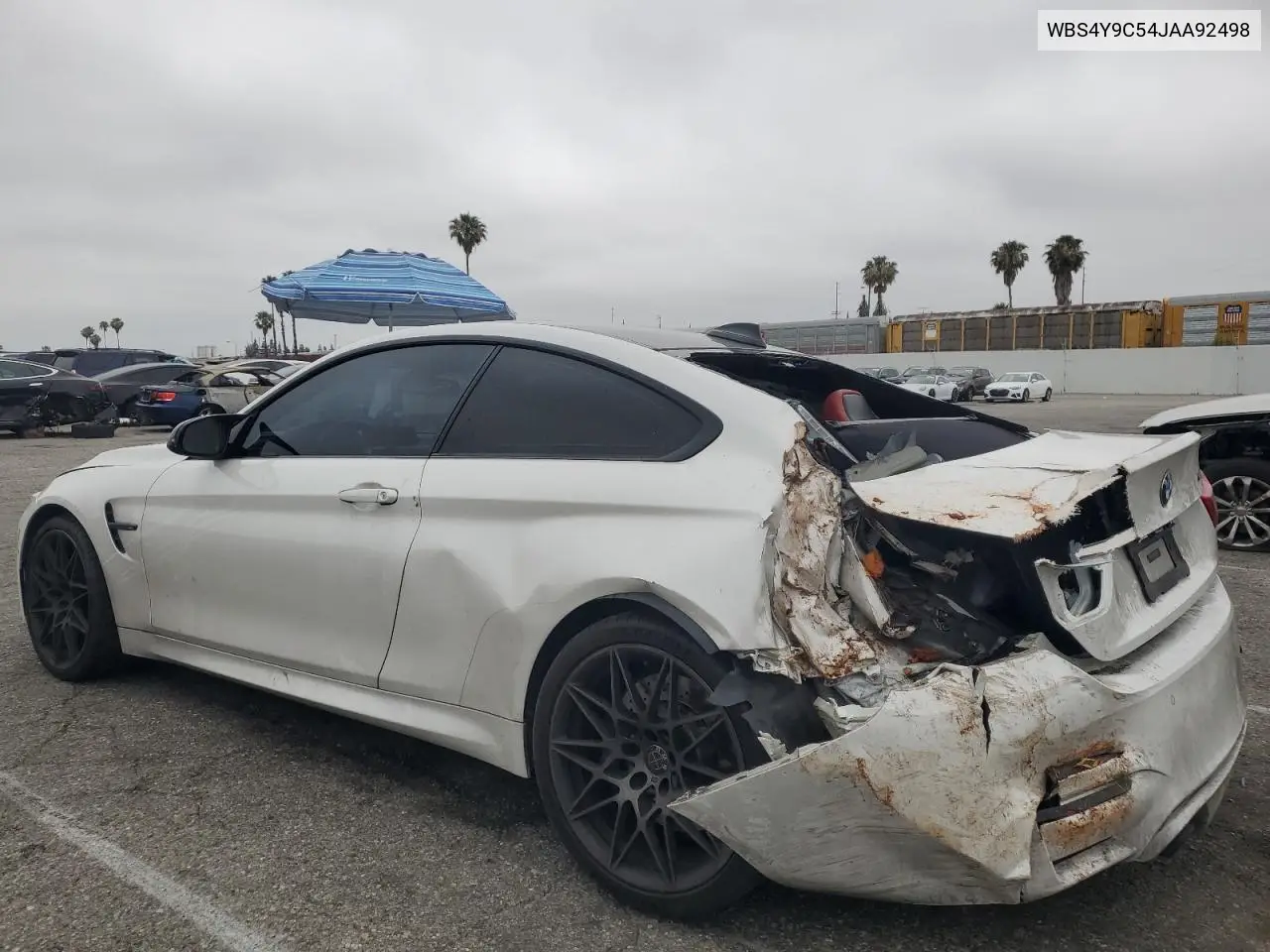 2018 BMW M4 VIN: WBS4Y9C54JAA92498 Lot: 59608085