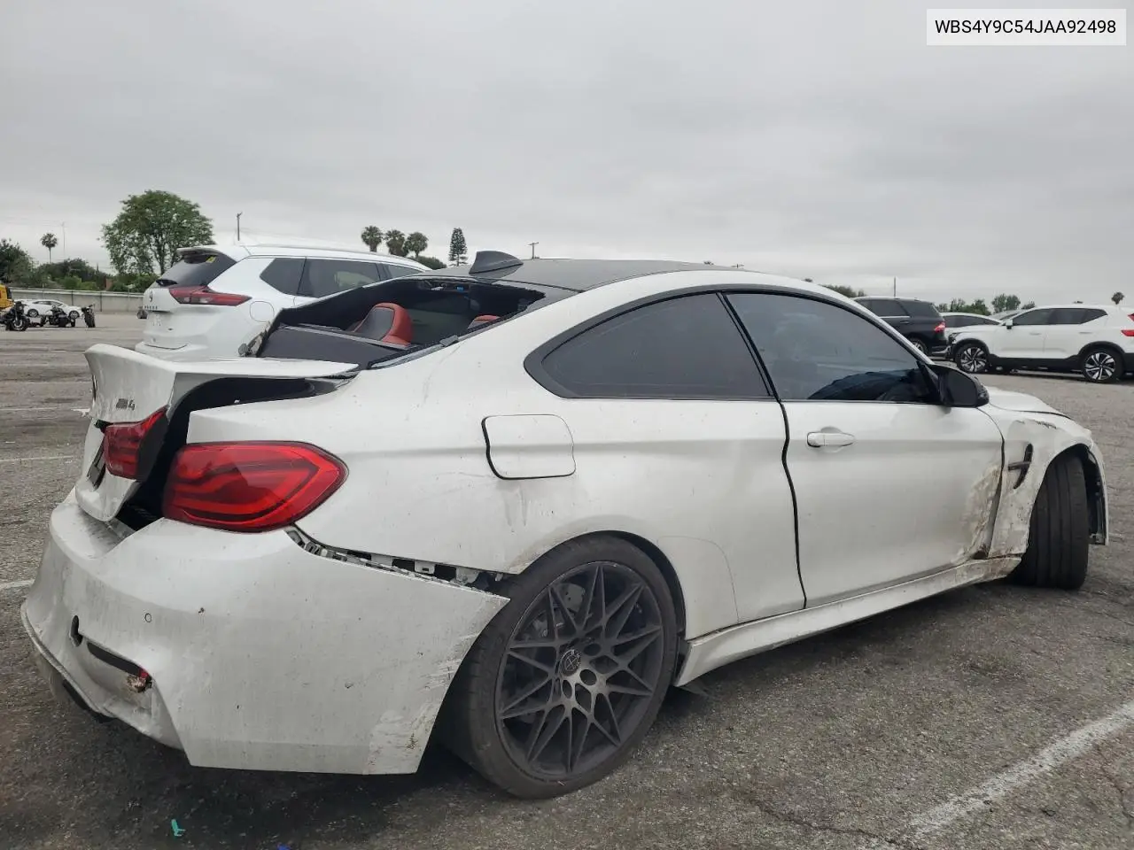 2018 BMW M4 VIN: WBS4Y9C54JAA92498 Lot: 59608085