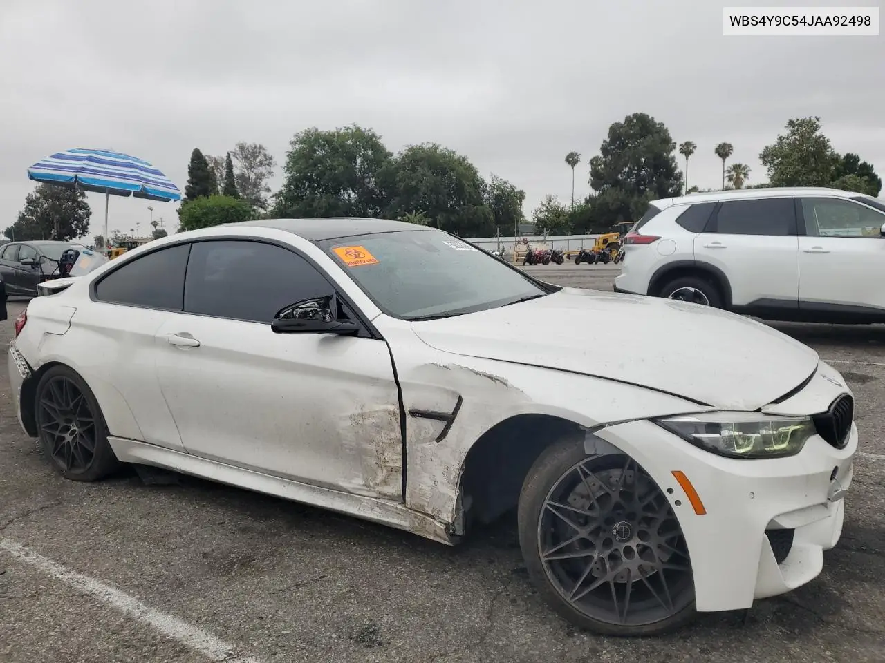 2018 BMW M4 VIN: WBS4Y9C54JAA92498 Lot: 59608085