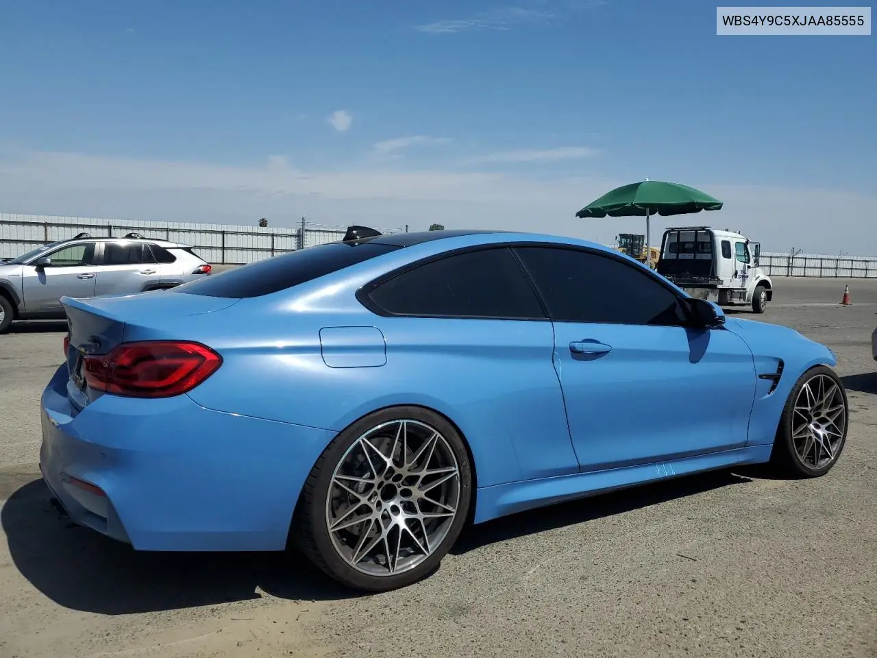 2018 BMW M4 VIN: WBS4Y9C5XJAA85555 Lot: 59702895